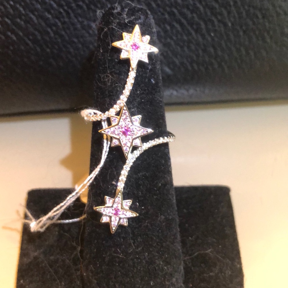 MEGA๐ตCz silver ring-5๐ 2 left - Picture 8 of 9